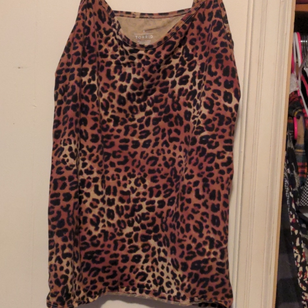 Torrid cheetah print cami size 2 -16 sexy!